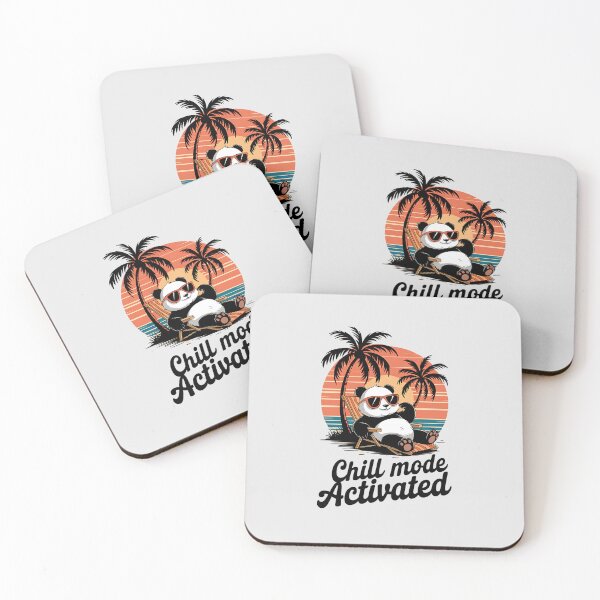 Item preview, Chill Mode Activated - Laid-Back Panda Beach Vibes  designed and sold by asbno19.