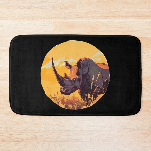 Item preview, Black Rhino // endangered animals // black rhinoceros // Africa  designed and sold by SMARTKIT  DESIGNAGENCY.