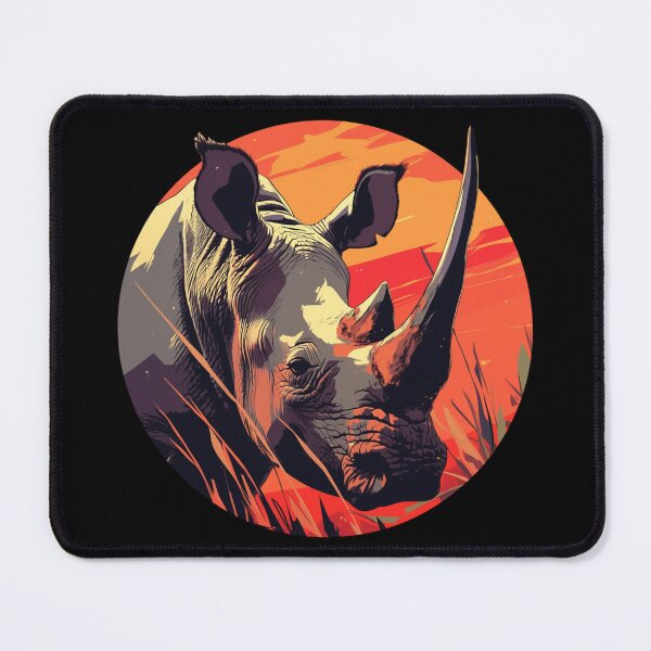 Item preview, Black Rhino // endangered animals // black rhinoceros // Africa designed and sold by SMARTKIT DESIGNAGENCY.
