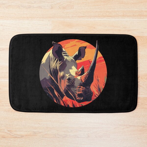 Item preview, Black Rhino // endangered animals // black rhinoceros // Africa  designed and sold by SMARTKIT  DESIGNAGENCY.