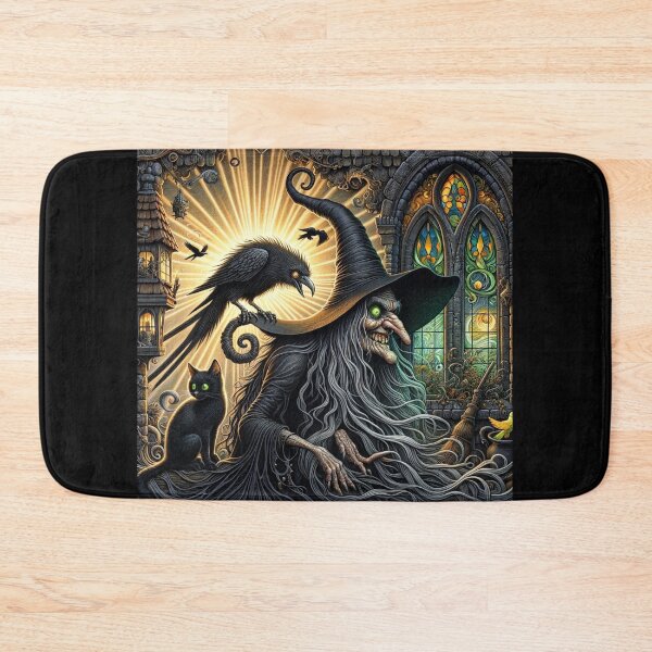 Item preview, Halloween - Twilight Witch and her Shadow Creatures designed and sold by LegademaArt.