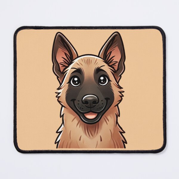 Item preview, Cute Belgian Malinois Dog for Belgian Malinois Dog Lover designed and sold by NoelaniArt.