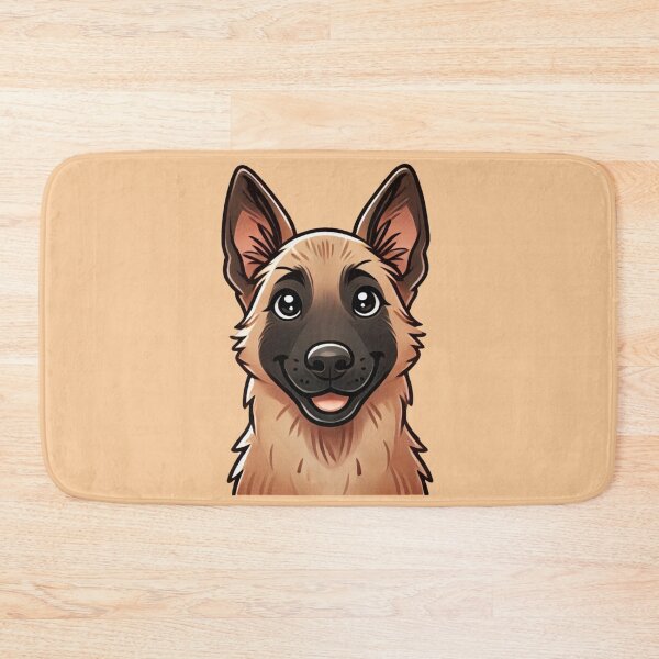 Item preview, Cute Belgian Malinois Dog for Belgian Malinois Dog Lover designed and sold by NoelaniArt.