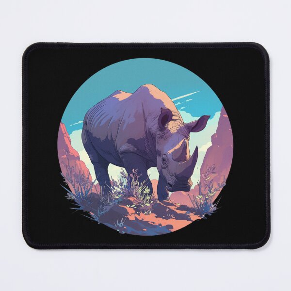 Item preview, Black Rhino // endangered animals // black rhinoceros // Africa designed and sold by SMARTKIT DESIGNAGENCY.
