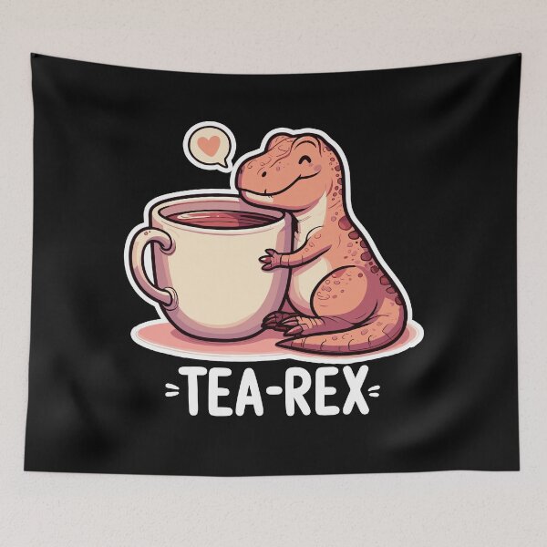 Item preview, Tee Rex Tee-Rex tea drinker gift designed and sold by Pineapple-Tree.