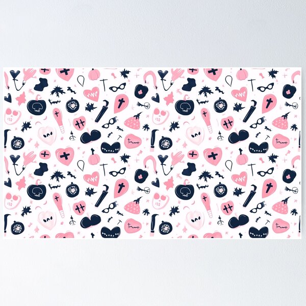 Item preview, Halloween Cute Pink Girl Medical Pattern designed and sold by Wisdi.