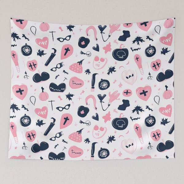 Item preview, Halloween Cute Pink Girl Medical Pattern designed and sold by Wisdi.