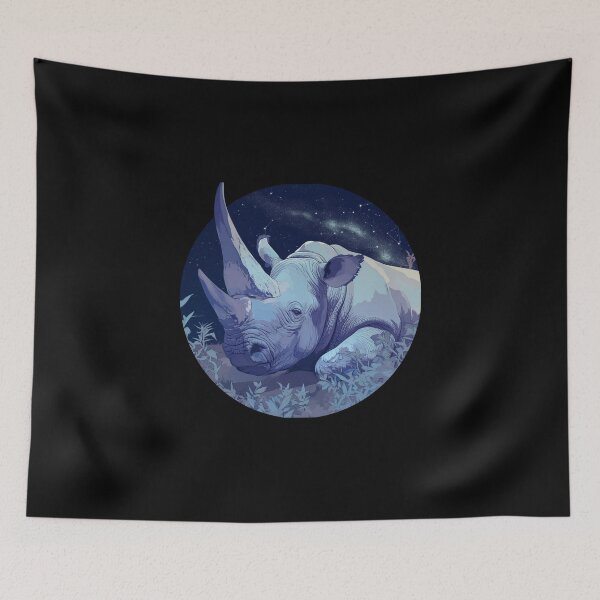 Item preview, Black Rhino // endangered animals // black rhinoceros // Africa  designed and sold by SMARTKIT  DESIGNAGENCY.