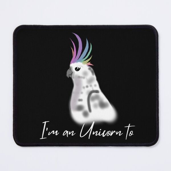 Aperçu de l'œuvre Je suis aussi une licorne. Cockatiel Rainbow créée et vendue par InsanelyD.