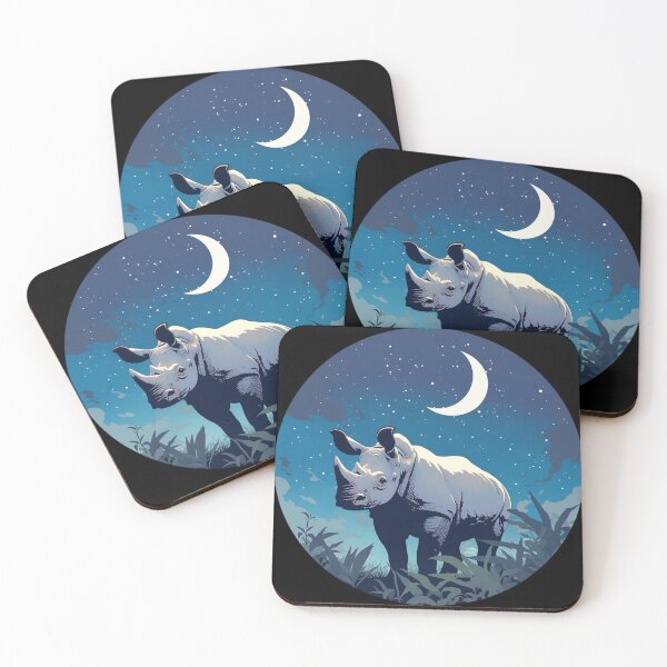 Item preview, Black Rhino // endangered animals // black rhinoceros // Africa  designed and sold by SMARTKIT  DESIGNAGENCY.