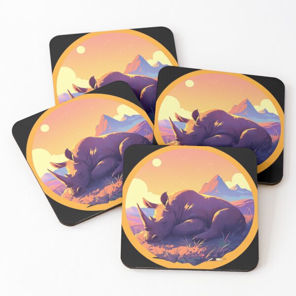 Item preview, Black Rhino // endangered animals // black rhinoceros // Africa  designed and sold by SMARTKIT  DESIGNAGENCY.