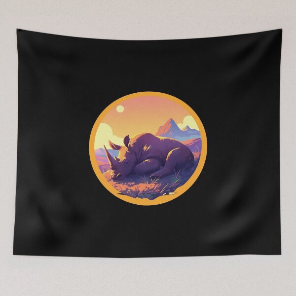 Item preview, Black Rhino // endangered animals // black rhinoceros // Africa  designed and sold by SMARTKIT  DESIGNAGENCY.