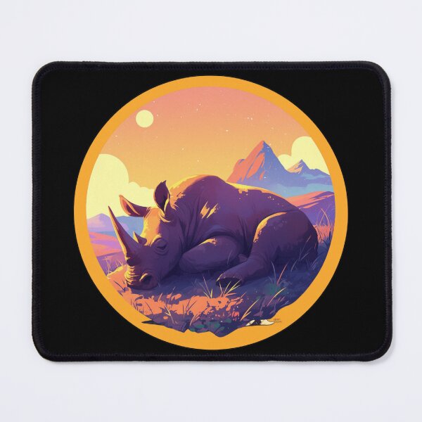 Item preview, Black Rhino // endangered animals // black rhinoceros // Africa designed and sold by SMARTKIT DESIGNAGENCY.