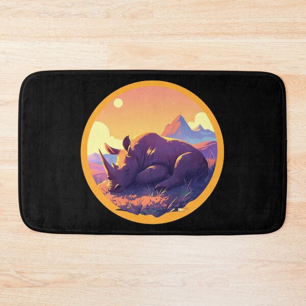 Item preview, Black Rhino // endangered animals // black rhinoceros // Africa  designed and sold by SMARTKIT  DESIGNAGENCY.