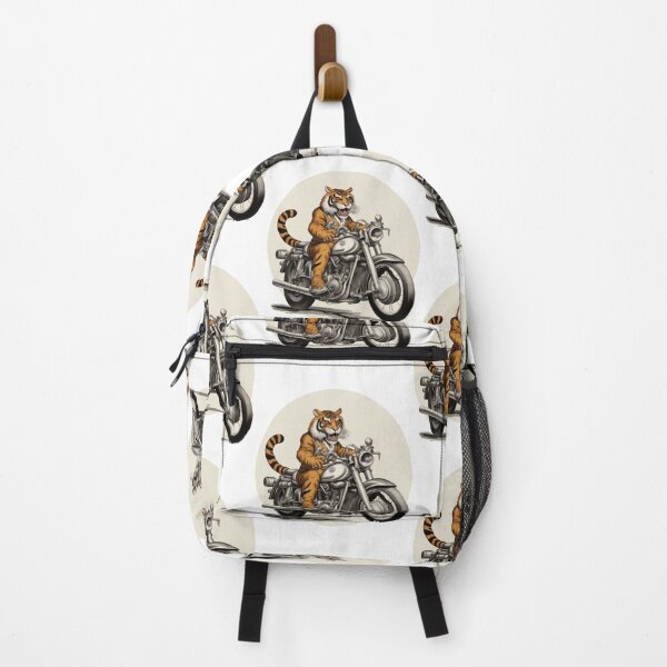 Item preview, Cool Tiger Riding a motorcycle designed and sold by Holy Coast Threads (Formerly ChristianFlower).
