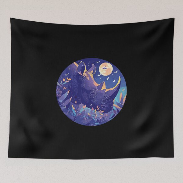 Item preview, Black Rhino // endangered animals // black rhinoceros // Africa  designed and sold by SMARTKIT  DESIGNAGENCY.