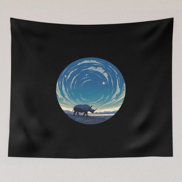 Item preview, Black Rhino // endangered animals // black rhinoceros // Africa  designed and sold by SMARTKIT  DESIGNAGENCY.