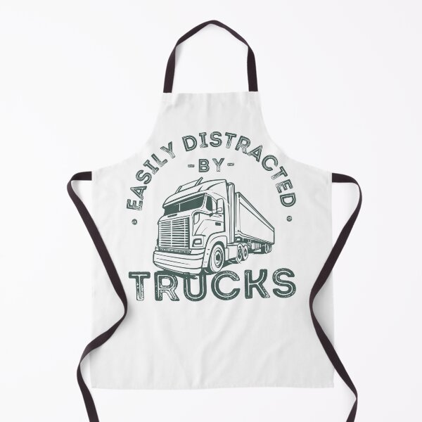 Item preview, Easily Distracted by Trucks, Classic Truck, Vintage Trucker Design designed and sold by lagunaklein.
