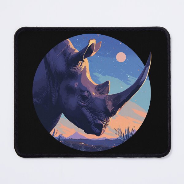 Item preview, Black Rhino // endangered animals // black rhinoceros // Africa designed and sold by SMARTKIT DESIGNAGENCY.