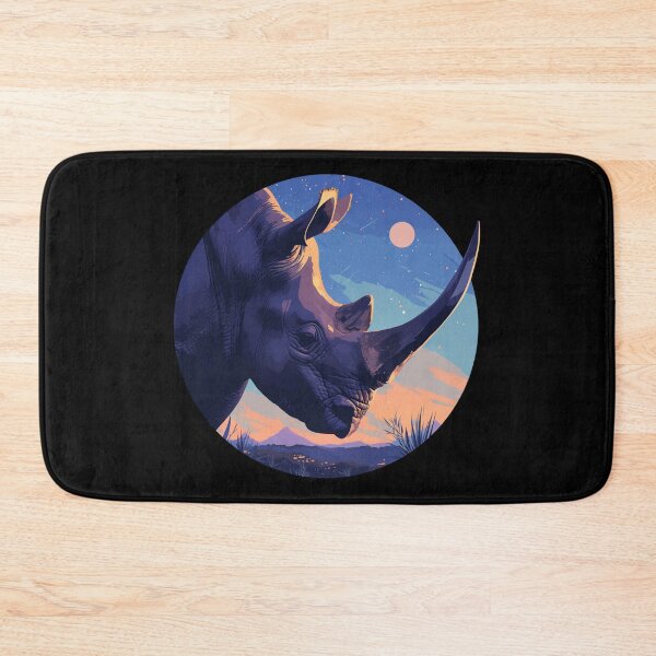 Item preview, Black Rhino // endangered animals // black rhinoceros // Africa  designed and sold by SMARTKIT  DESIGNAGENCY.