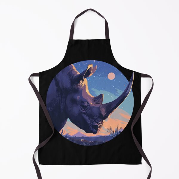 Item preview, Black Rhino // endangered animals // black rhinoceros // Africa designed and sold by SMARTKIT DESIGNAGENCY.