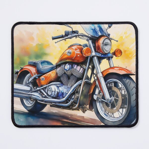 Item preview, Vibrant Retro Motorcycle Art designed and sold by RaiyaTees.