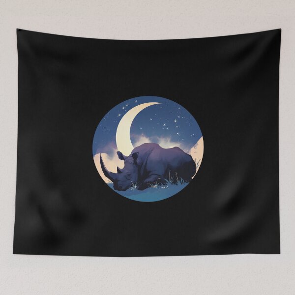 Item preview, Black Rhino // endangered animals // black rhinoceros // Africa  designed and sold by SMARTKIT  DESIGNAGENCY.