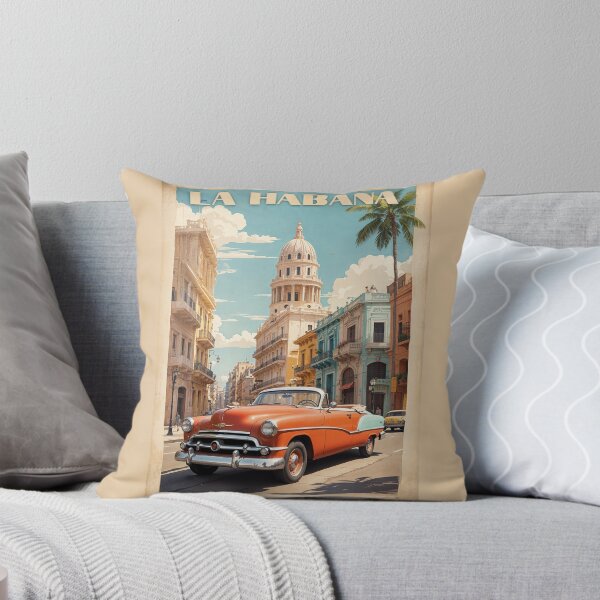 Item preview, La Habana Vintage Retro Poster: Cuban Rhythms and Colorful Streets designed and sold by Ceemko's Vintage Corner.