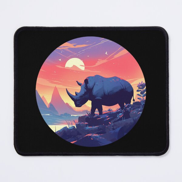 Item preview, Black Rhino // endangered animals // black rhinoceros // Africa designed and sold by SMARTKIT DESIGNAGENCY.