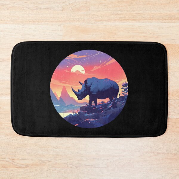 Item preview, Black Rhino // endangered animals // black rhinoceros // Africa  designed and sold by SMARTKIT  DESIGNAGENCY.