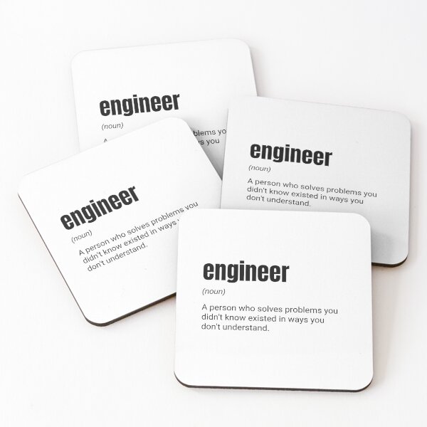 Item preview, Engineer Funny Work Definition designed and sold by CuteLovelyDesigns.