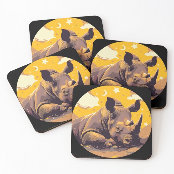 Item preview, Black Rhino // endangered animals // black rhinoceros // Africa  designed and sold by SMARTKIT  DESIGNAGENCY.