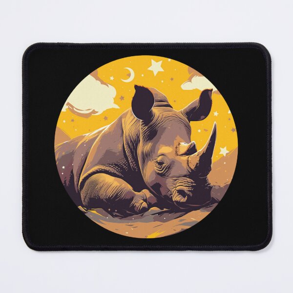 Item preview, Black Rhino // endangered animals // black rhinoceros // Africa designed and sold by SMARTKIT DESIGNAGENCY.