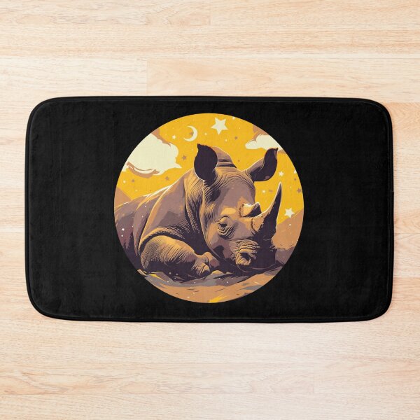 Item preview, Black Rhino // endangered animals // black rhinoceros // Africa  designed and sold by SMARTKIT  DESIGNAGENCY.