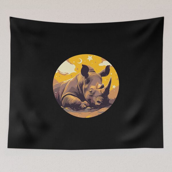 Item preview, Black Rhino // endangered animals // black rhinoceros // Africa  designed and sold by SMARTKIT  DESIGNAGENCY.