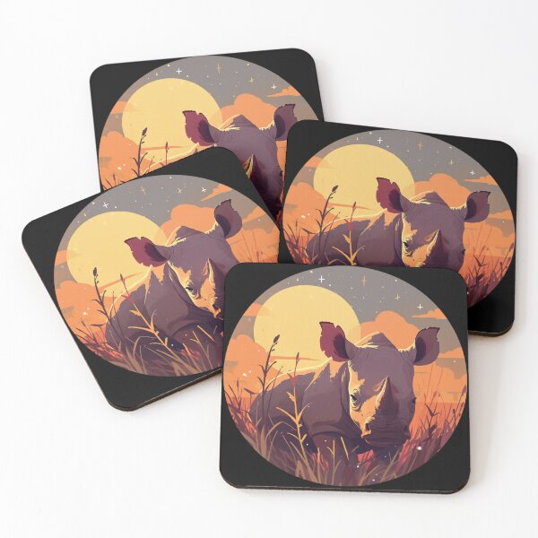 Item preview, Black Rhino // endangered animals // black rhinoceros // Africa  designed and sold by SMARTKIT  DESIGNAGENCY.