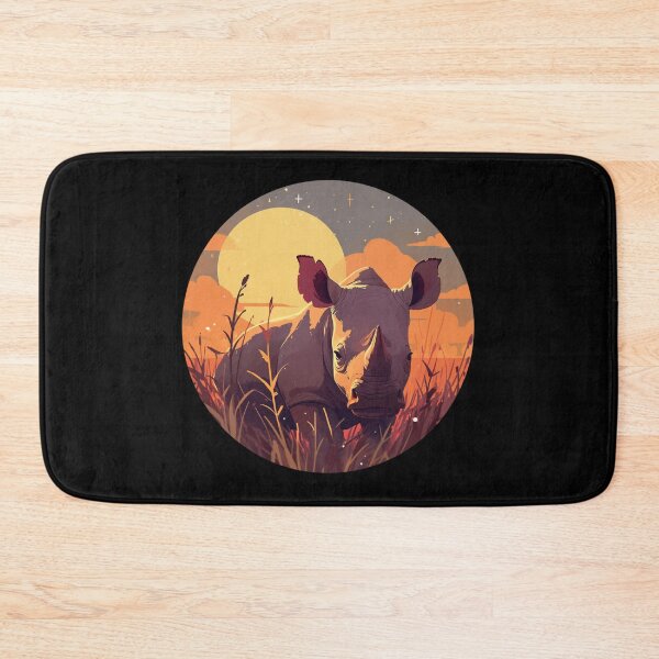 Item preview, Black Rhino // endangered animals // black rhinoceros // Africa  designed and sold by SMARTKIT  DESIGNAGENCY.