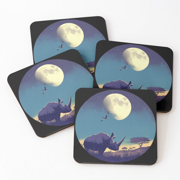 Item preview, Black Rhino // endangered animals // black rhinoceros // Africa  designed and sold by SMARTKIT  DESIGNAGENCY.