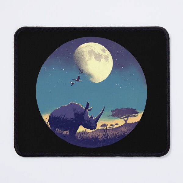 Item preview, Black Rhino // endangered animals // black rhinoceros // Africa designed and sold by SMARTKIT DESIGNAGENCY.
