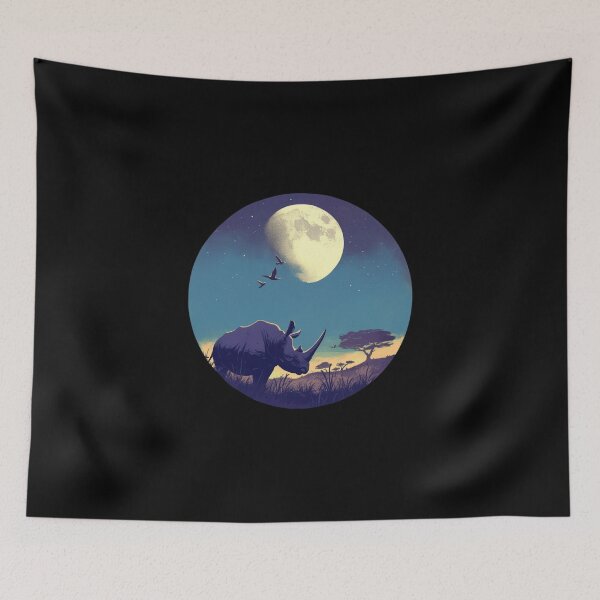 Item preview, Black Rhino // endangered animals // black rhinoceros // Africa  designed and sold by SMARTKIT  DESIGNAGENCY.