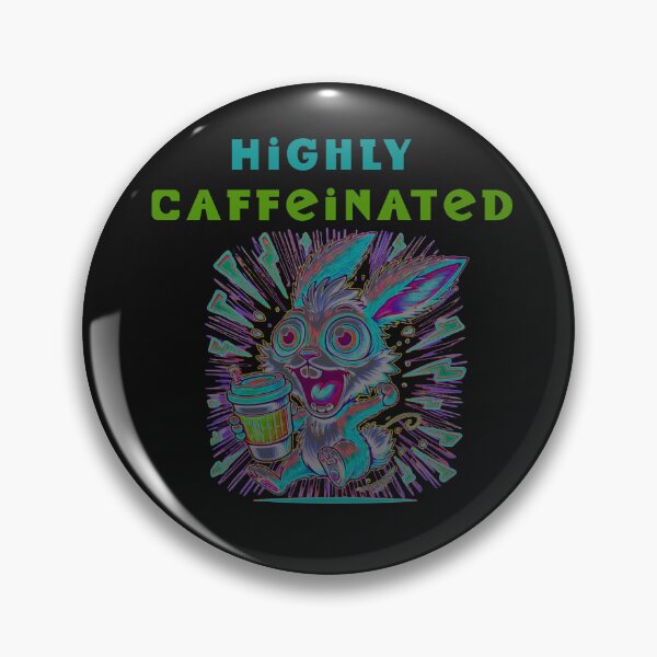 Item preview, Highly Caffeinated Rabbit designed and sold by La Loca.