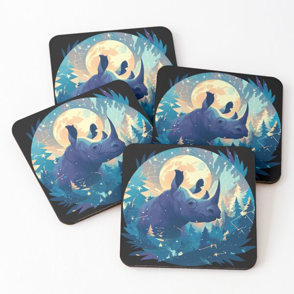 Item preview, Black Rhino // endangered animals // black rhinoceros // Africa  designed and sold by SMARTKIT  DESIGNAGENCY.