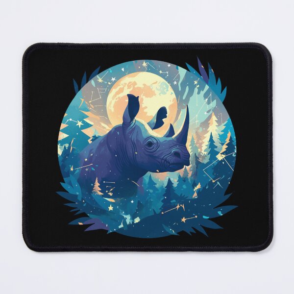 Item preview, Black Rhino // endangered animals // black rhinoceros // Africa designed and sold by SMARTKIT DESIGNAGENCY.