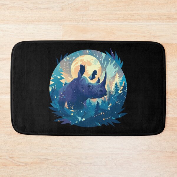 Item preview, Black Rhino // endangered animals // black rhinoceros // Africa  designed and sold by SMARTKIT  DESIGNAGENCY.