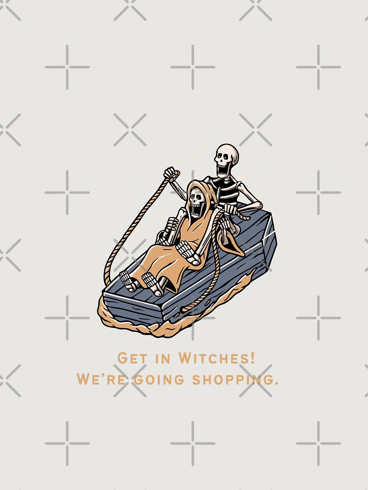 Thumbnail 6 of 6, Premium Oversized Hoodie, Get In Witches! designed and sold by ReeReeDesigns.