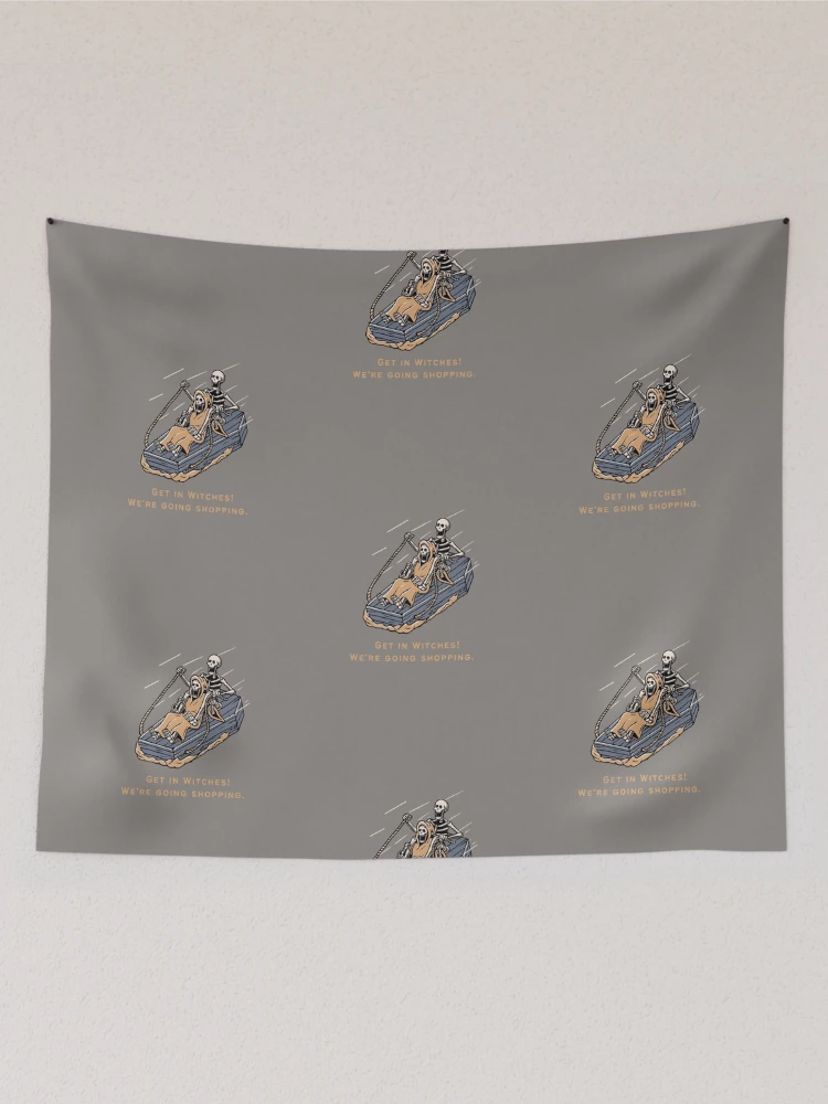 Thumbnail 2 of 3, Tapestry, Get In Witches! designed and sold by ReeReeDesigns.