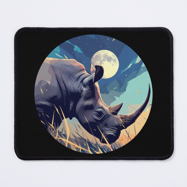 Item preview, Black Rhino // endangered animals // black rhinoceros // Africa designed and sold by SMARTKIT DESIGNAGENCY.