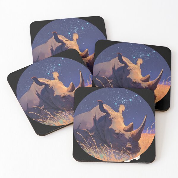Item preview, Black Rhino // endangered animals // black rhinoceros // Africa  designed and sold by SMARTKIT  DESIGNAGENCY.
