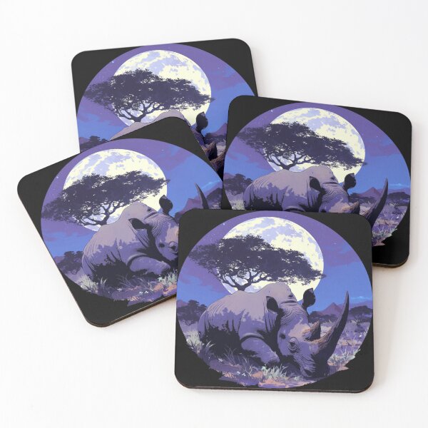 Item preview, Black Rhino // endangered animals // black rhinoceros // Africa  designed and sold by SMARTKIT  DESIGNAGENCY.