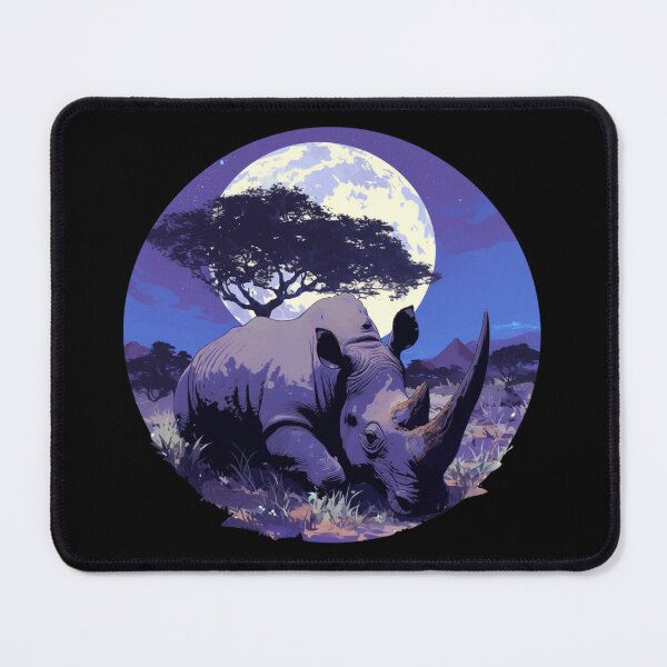 Item preview, Black Rhino // endangered animals // black rhinoceros // Africa designed and sold by SMARTKIT DESIGNAGENCY.
